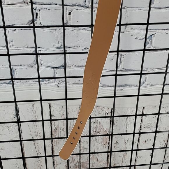 White Fancy Belt Size L 36-40 inches New - Picture 8 of 9